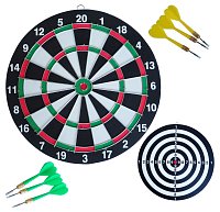 Target set 43 cm + sharp darts 6 pcs