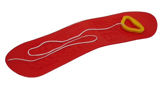 snowboard for children plastic red