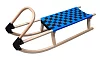 Wooden sledge 110cm blue