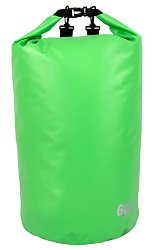 Waterproof boat bag 60 l green