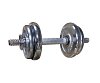 One-hand loading dumbbell, chrome-plated 10kg, 30 mm