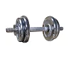 Loading dumbbell one-handed, chrome-plated 10kg