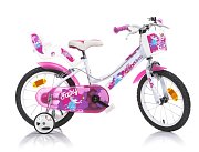 Dino bikes 166 RSN FAIRY White, pink print 16