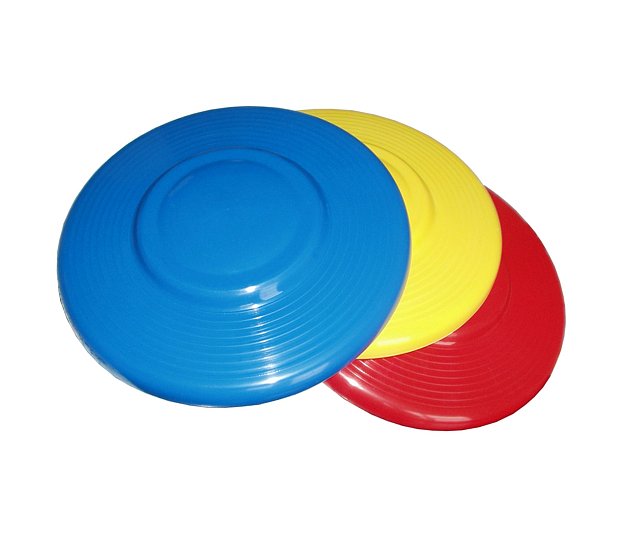 Flying saucer in different colours