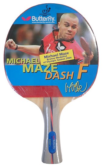 Butterfly Maze Dash Table Tennis Bat