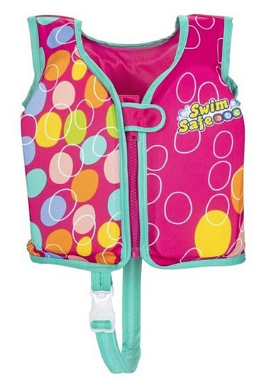 Bestway Swimming vest with foam padding small - pink