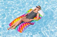 Bestway 44107 Rainbow inflatable deckchair