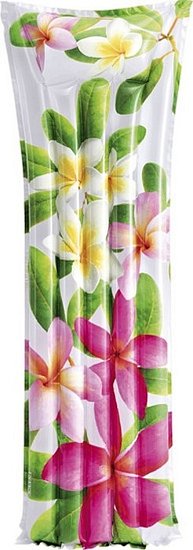 Intex mattress with floral patterns 183 x 69 cm