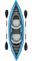 Two-seater kayak Cove Champion X2 with accessories