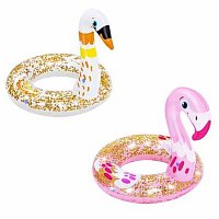 Bestway Glitter circle 61 x 61 cm - flamingo, swan