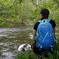 Mountains 35 L hiking backpack black