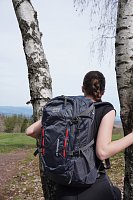 Mountains 40 L hiking backpack grey