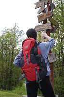 Mountains 50 L Hiking Backpack Red - WITHOUT BAND