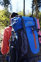 Backpack Mountains 60 L for more demanding hiking blue