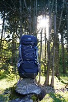 Backpack Mountains 75 L for demanding mountain hiking blue