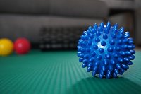 Massage ball diameter 7,5 cm blue