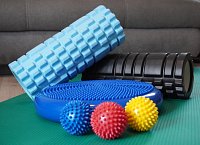 Massage roller - roller, BLUE