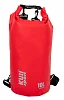 Waterproof boat bag 10 L red