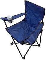 Lightweight folding chair dark blue