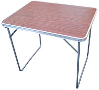 Folding camping table