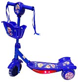 Children's scooter - luminous - 3 wheels BLUE