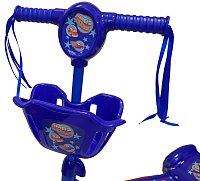 Children's scooter - luminous - 3 wheels BLUE