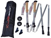 Special foldable 5-piece trekking poles - 1 pair