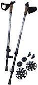 Trekking poles with quick release 1 pair