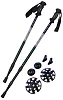 Nordic walking sticks graphite lightweight