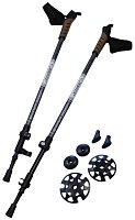 Trekking poles with quick release 1 pair