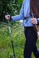 Trekking poles with quick release 1 pair