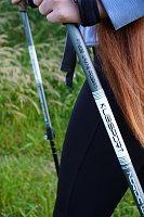 Trekking poles with quick release 1 pair