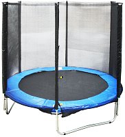 Trampoline with protective net - 244 cm