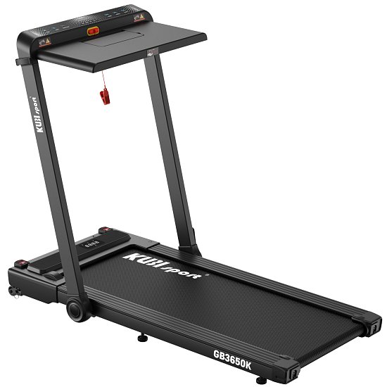 Flat treadmill with remote control and workbench GB3650K