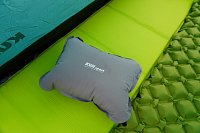 Self-inflating mattress-pillow