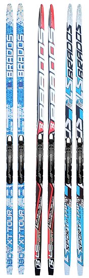 Cross-country skis Brados with NNN binding - smooth 150 - 205cm