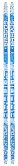 Cross-country skis Brados with scales 185 cm blue