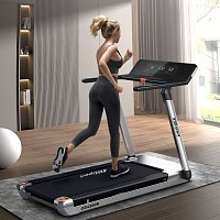 Flat treadmill fully assembled for operation with electric incline GB4350K