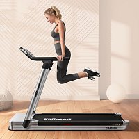 Flat treadmill fully assembled for operation with electric incline GB4350K