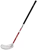 Floorball hockey stick FREEZ SPEED 32 white-red 100 cm round MB left