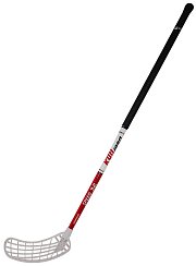 Floorball hockey stick FREEZ SPEED 32 white-red 100 cm round MB right