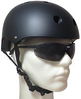 Helmet for inline skates, skateboards and scooters size. L - black