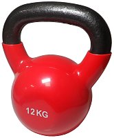 Kettlebell 12 kg cast iron with vinyl cover