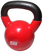 Kettlebell 12 kg cast iron with vinyl cover