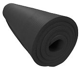 Gymnastic NBR mat 183x60x1,2 cm, BLACK