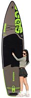 Paddleboard 335x81x15 cm with accessories grey and black